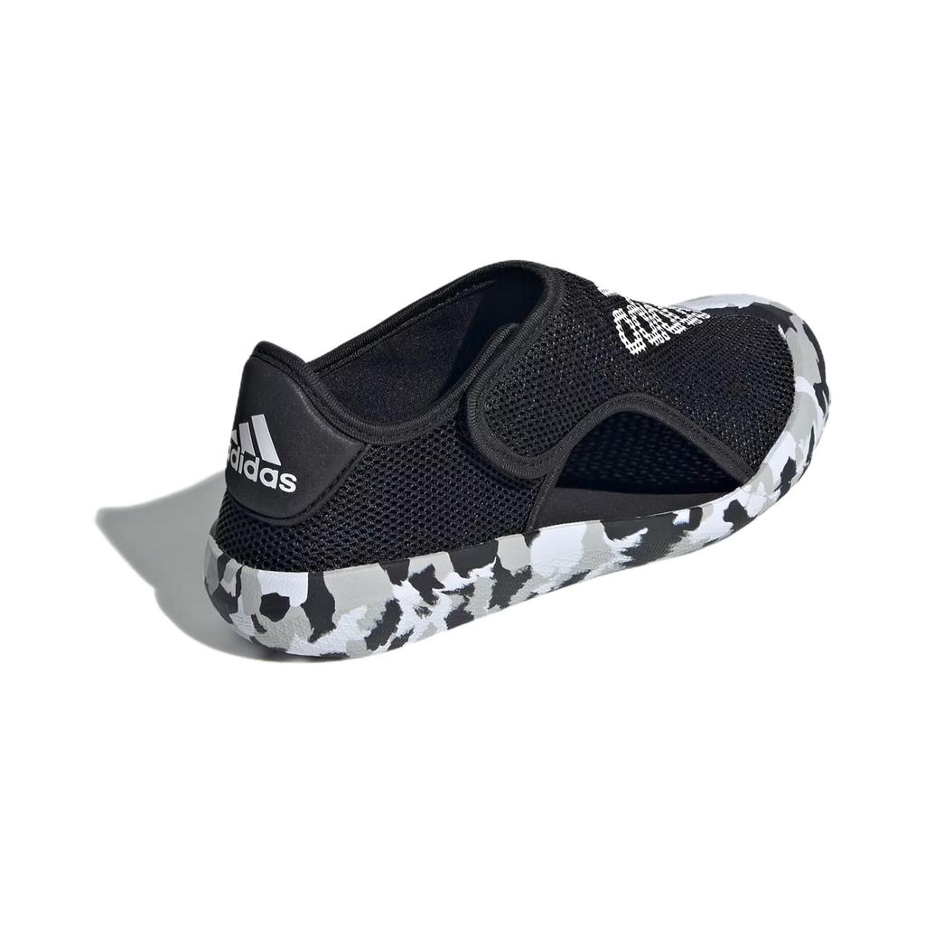 Adidas Altaventure Comfortable Casual Non-Slip Shock Absorbing Sandals Kids Sandals Black White ID7859