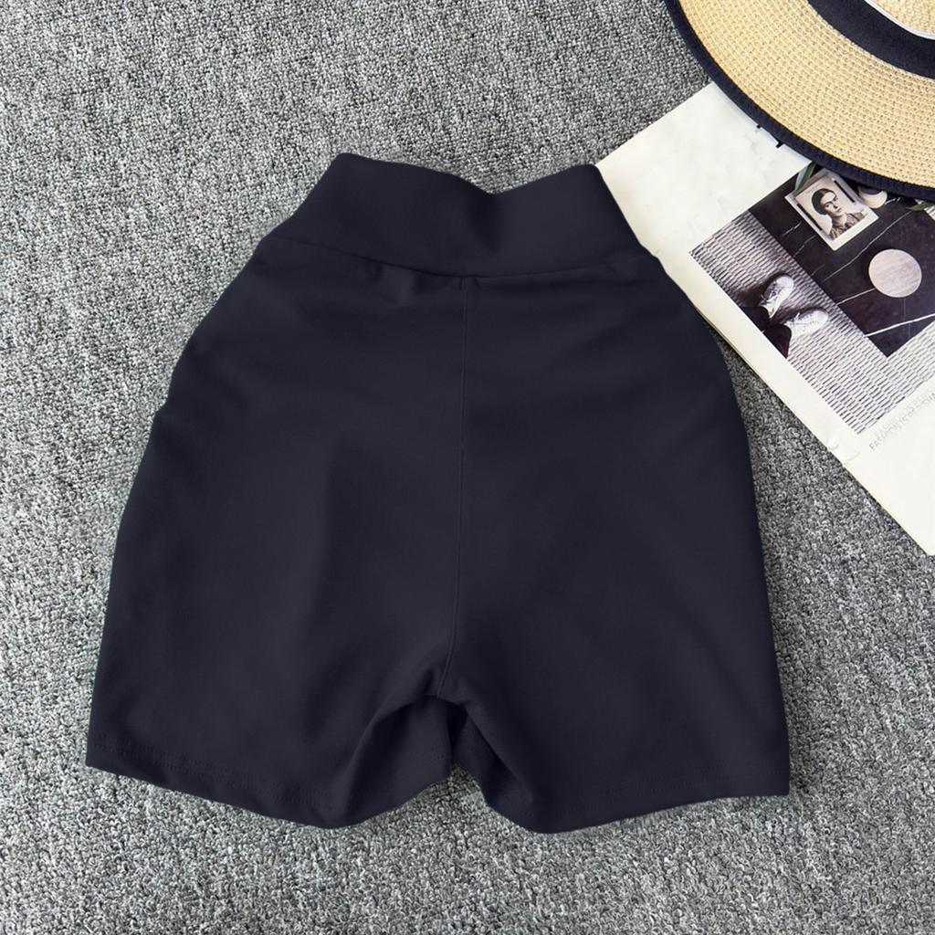 Ladies' Color V-waist Slim Fit Fashionable Versatile Casual Trend Shorts With Hip Coverage