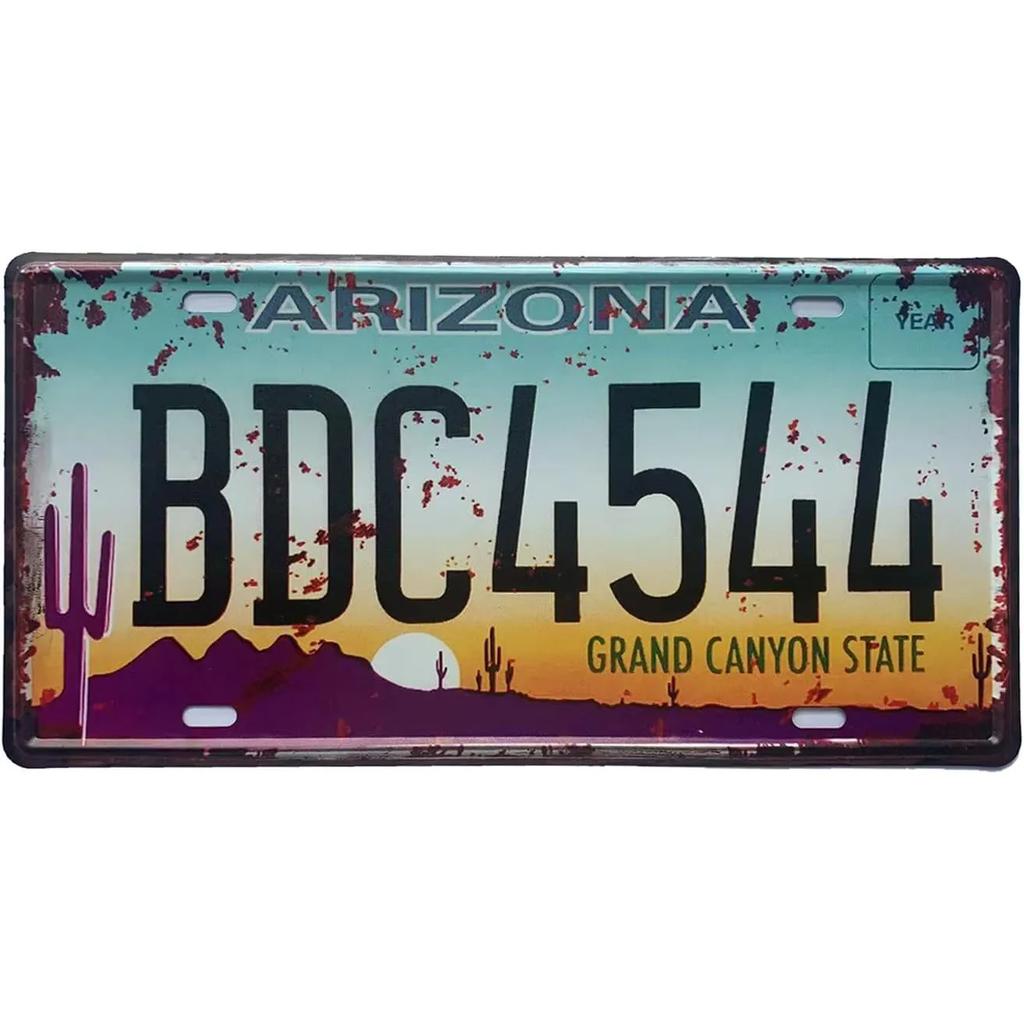 Винтажный номерной знак, ржавый металлический знак, передняя часть автомобиля, персонализированный номерной знак, новинка, старый номерной знак, декор для гаража, бара, клуба, кафе