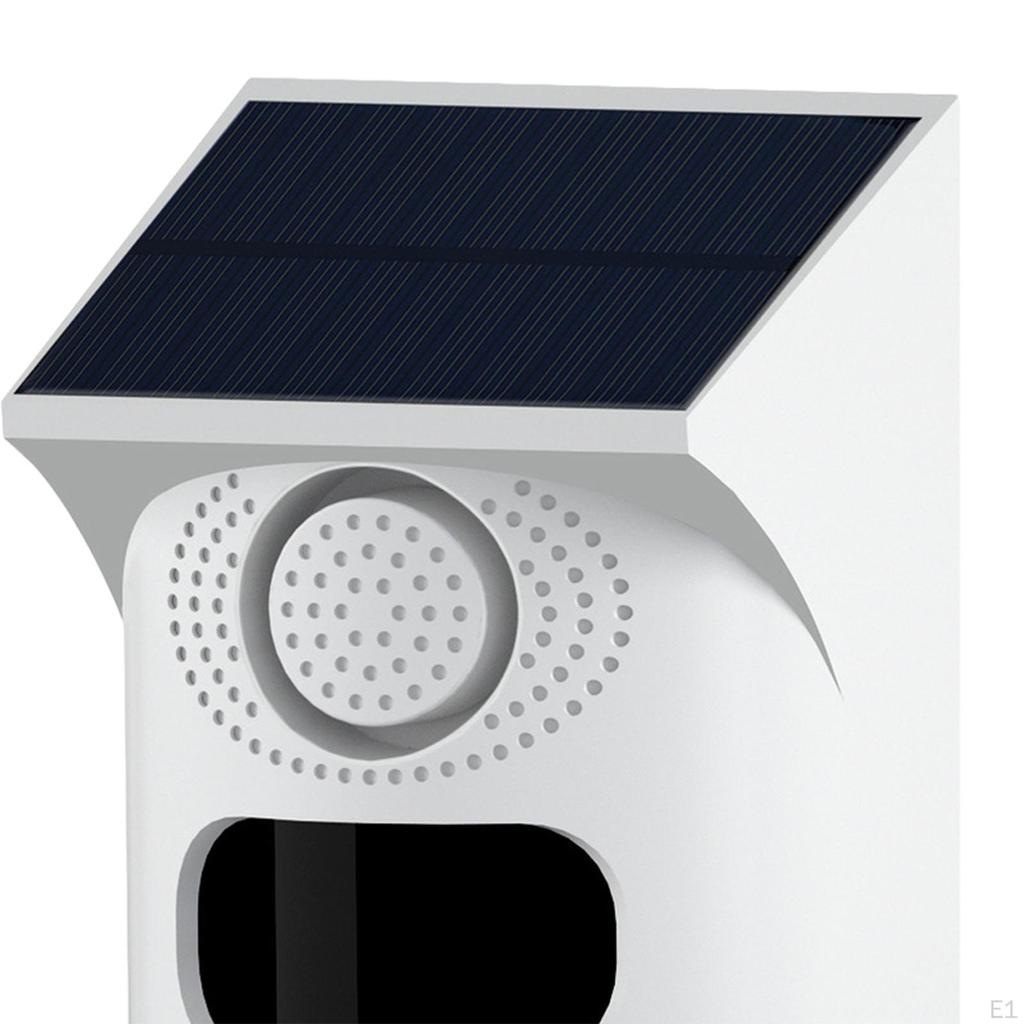 Solar Motion Alarm Powered Lightweight 120dB for Driveway Home