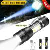 Portable Zoom LED Strong Light Rechargeable Flashlight 3 Lighting Modes Camping Light Mini Torch Outdoor Household Waterproof