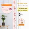 Waterproof Child Growth Chart Self-adhesive Growth Chart Sticker  Home Use
