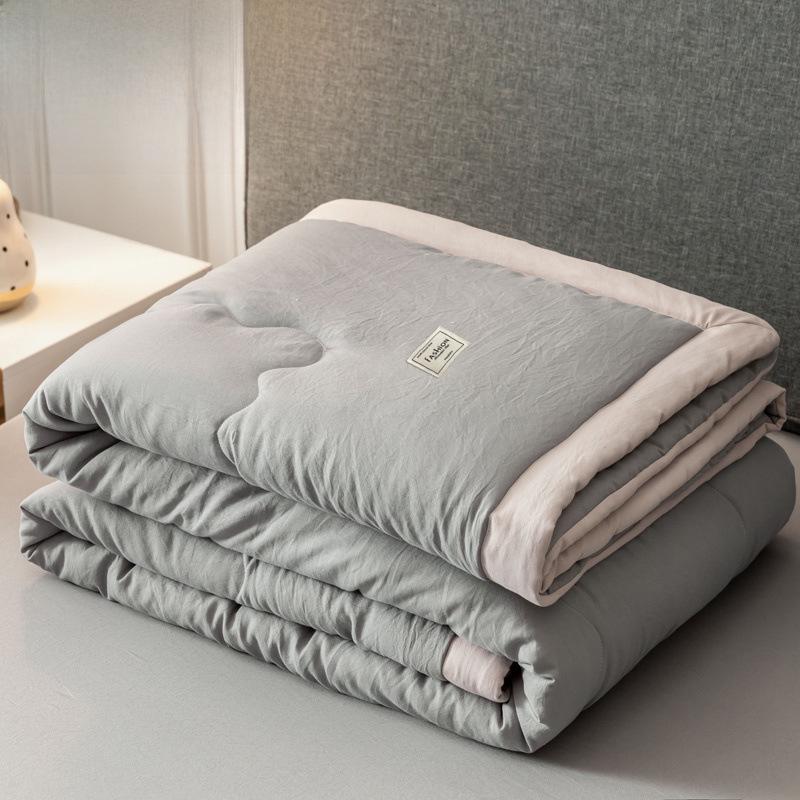 Antarctic Washed Cotton Lightweight Summer Quilt - Single/Dormitory, Double, Machine Washable