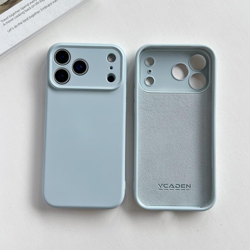 Liquid Silicone Phone Case For iPhone 17 Pro Max 17Air 16 17 Pro 15 14 Plus 16e 13 12 11 Candy Color Matte Coque iPhone17 Pro
