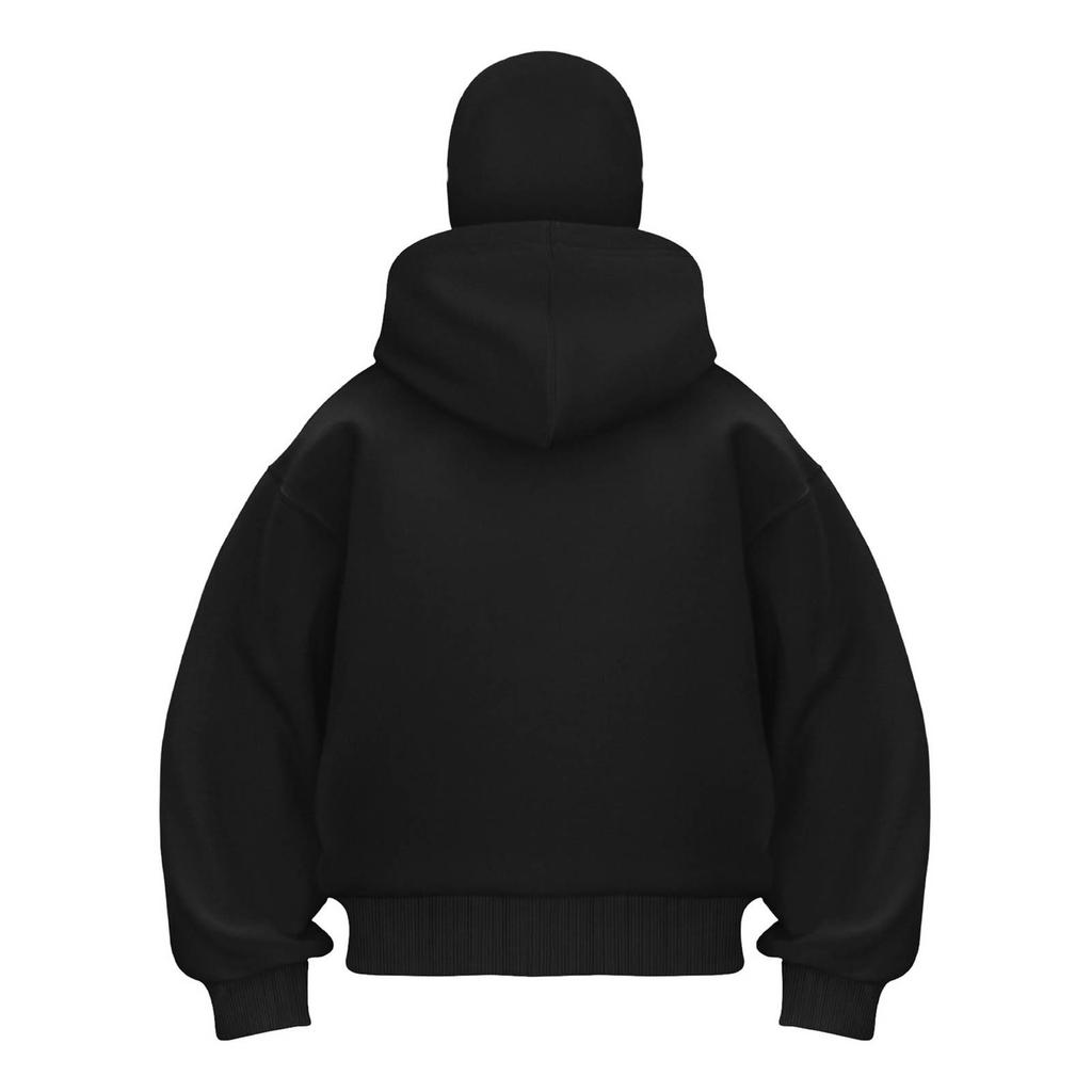 Soild-Color Mens Hooded Sweatshirt Loose Jacket Double Hat Autumn Winter Sporty Hooded Sweatshirt Long-Sleeve Hoodies For Man