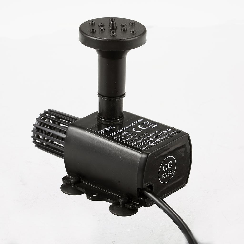 DECDEAL USB Brushless Water Pump with Nozzles Strainer Ultra quiet Mini DC5V Micro Brushless Water Oil Pump Waterproof
