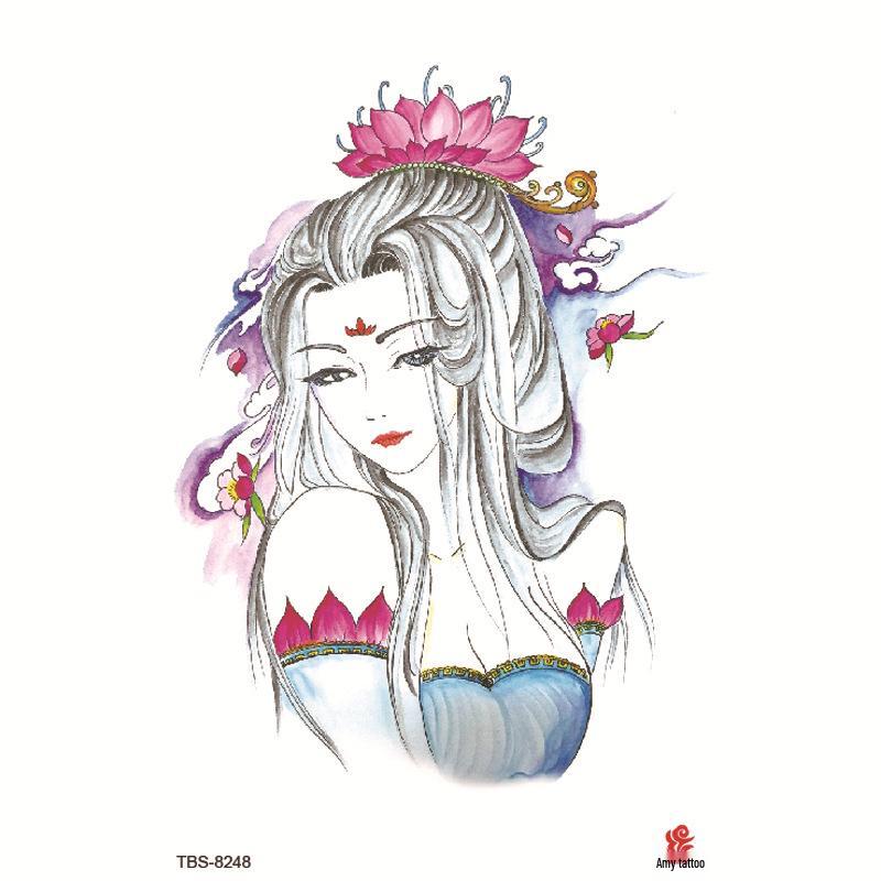 Водонепроницаемый набор тату-наклеек на всю руку с тотемными символами