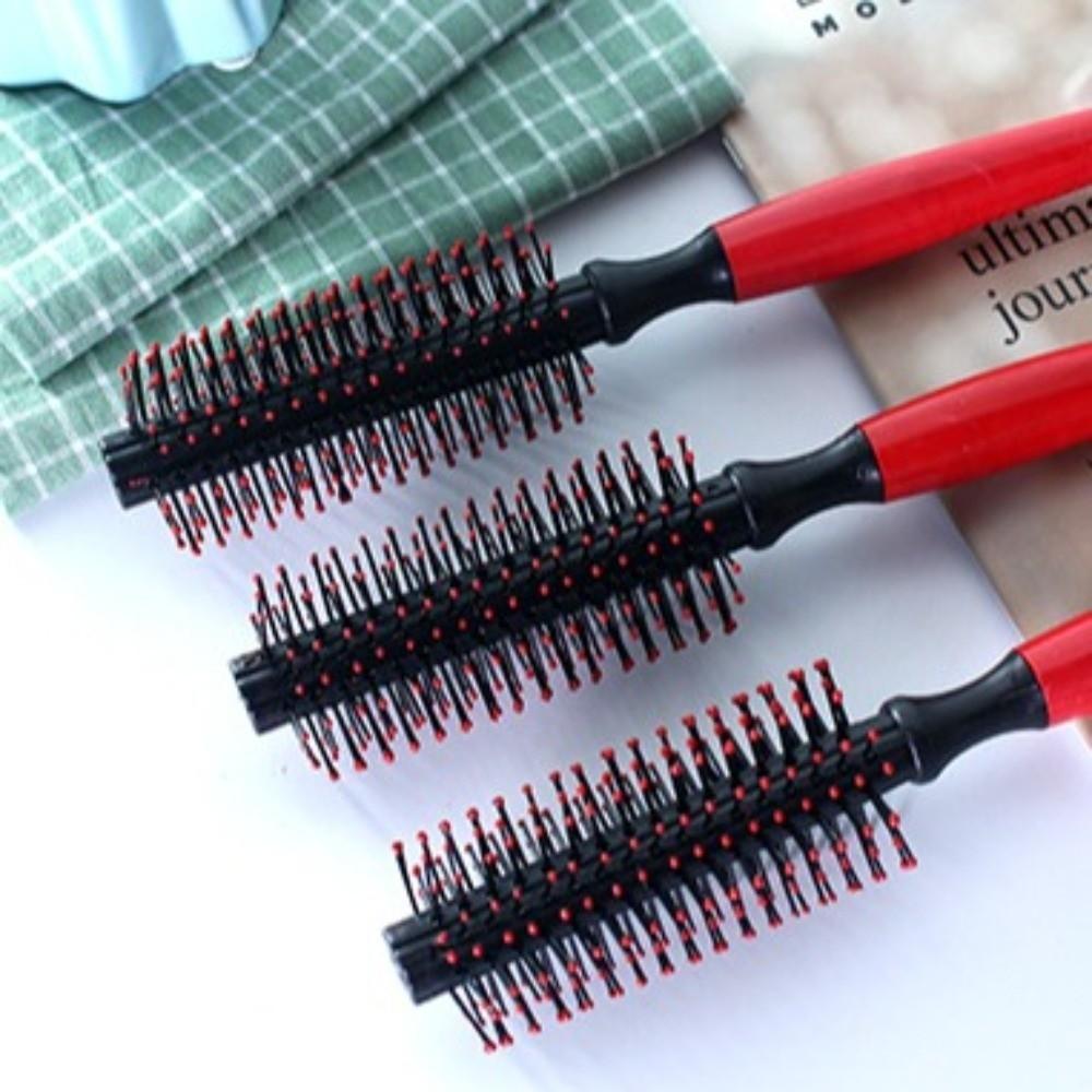 Anti-static Curly Hair Styling Round Comb Professional Hairstyle Massage Hairbrush  Barber