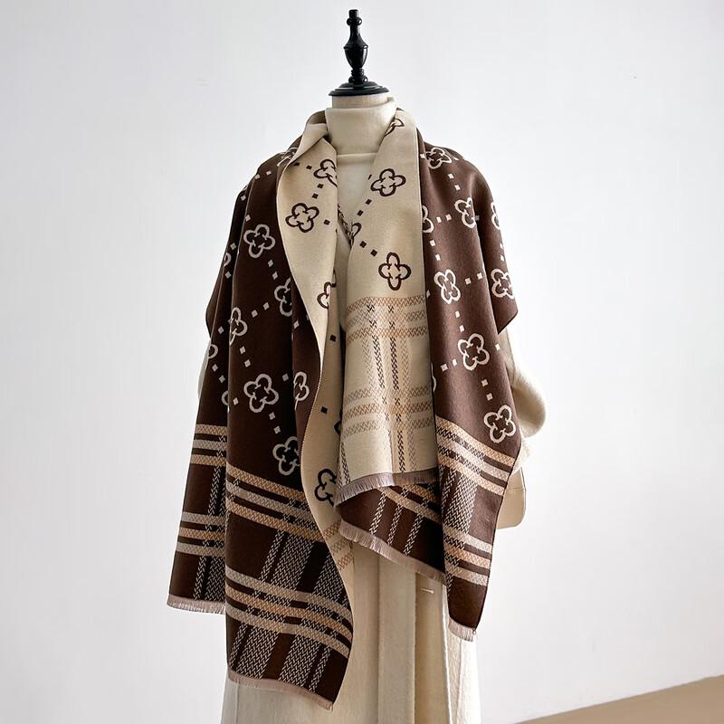 Versatile Autumn/Winter Plaid Scarf & Shawl