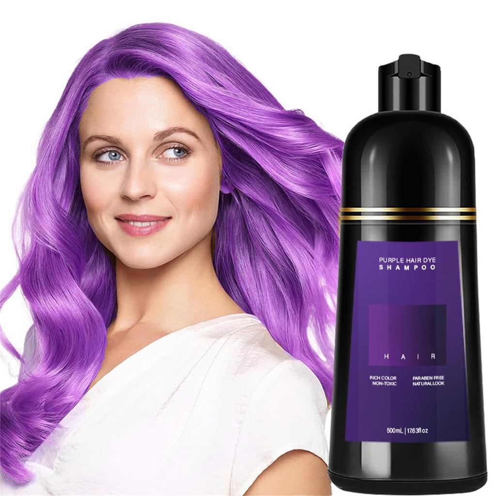 Dyestuff Shampoo Шампунь Нежно и быстро окрашивает, не раздражает окрашивание (черный/коричневый/светло-коричневый/красный/фиолетовый)