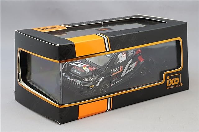 IXO Scale Toyota GR Yaris Rally1 Hybrid 2024 Победитель Ралли Сафари Кения Халттунен 1/43 #69 K. Рованпера/Й.