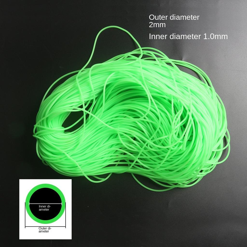 Силиконовая рыболовная ночная светящаяся трубка 0.8/1/1.5/2мм Трубка Рукава для оснастки Глубоководная рыбалка