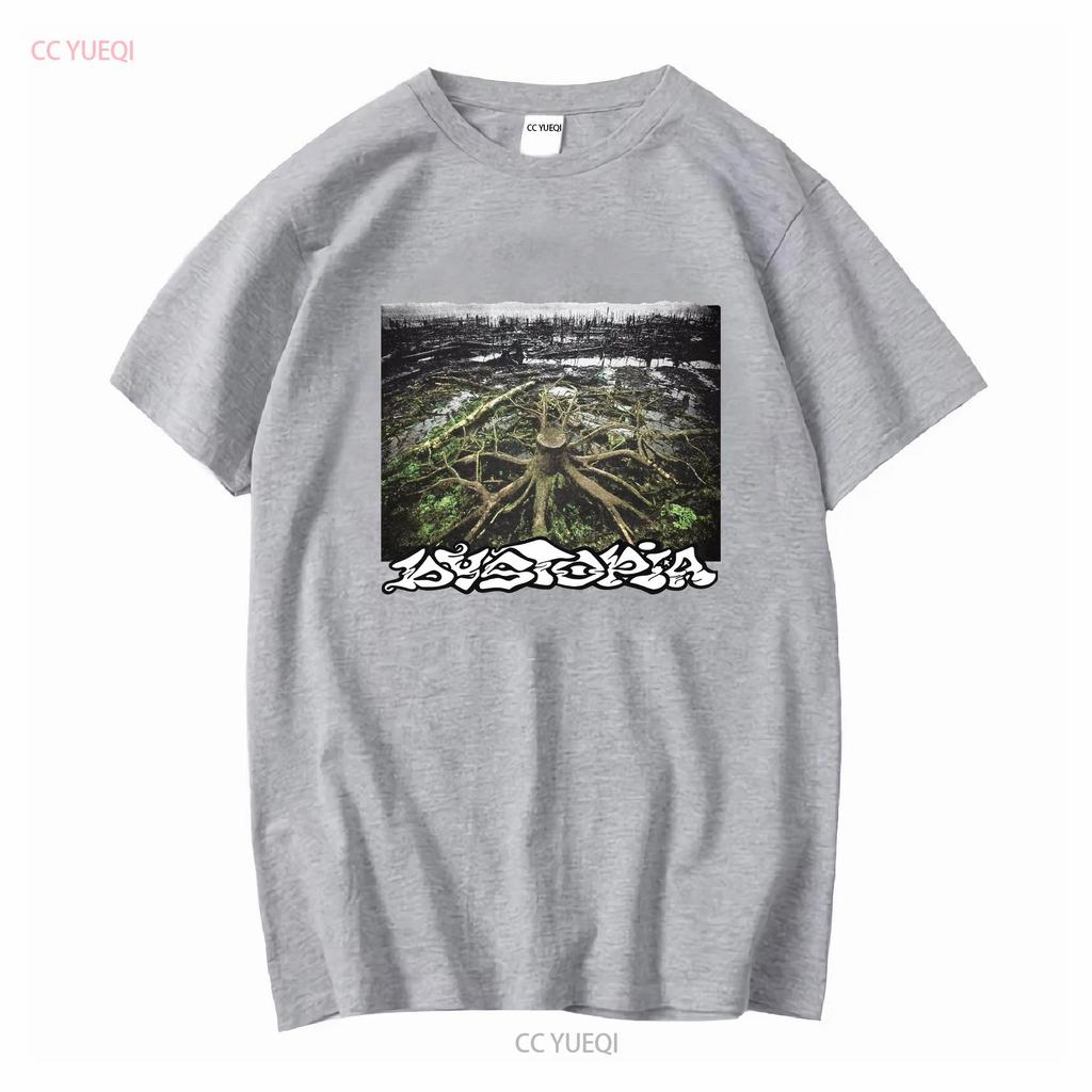 Dystopia Band Tour ReprinT T Shirt Cotton KV13302 vintage Washed designer clothes Top For Everyday Wear graphic Comfortable
