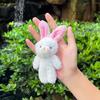 12cm Cute Blush Teddy Bear Plush Toys Cartoon Rabbit Bunny Animal Plush Stuffed Dolls Keychain Pendant Girl Small Gift Wholesale