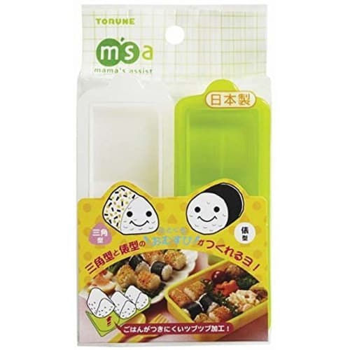 Torne Lunch Box Goods Bite-sized Rice Ball Maker, Straw Bag/Triangle, P-3111