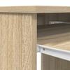 Desk in Sonoma Oak Finish 86 x 49 x 76 cm Engineered Wood