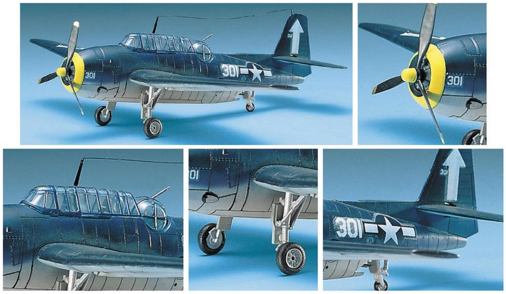 Doyusha 1/72 scale US Navy Torpedo Attack Aircraft TBF-1 "Avenger" Plastic Model