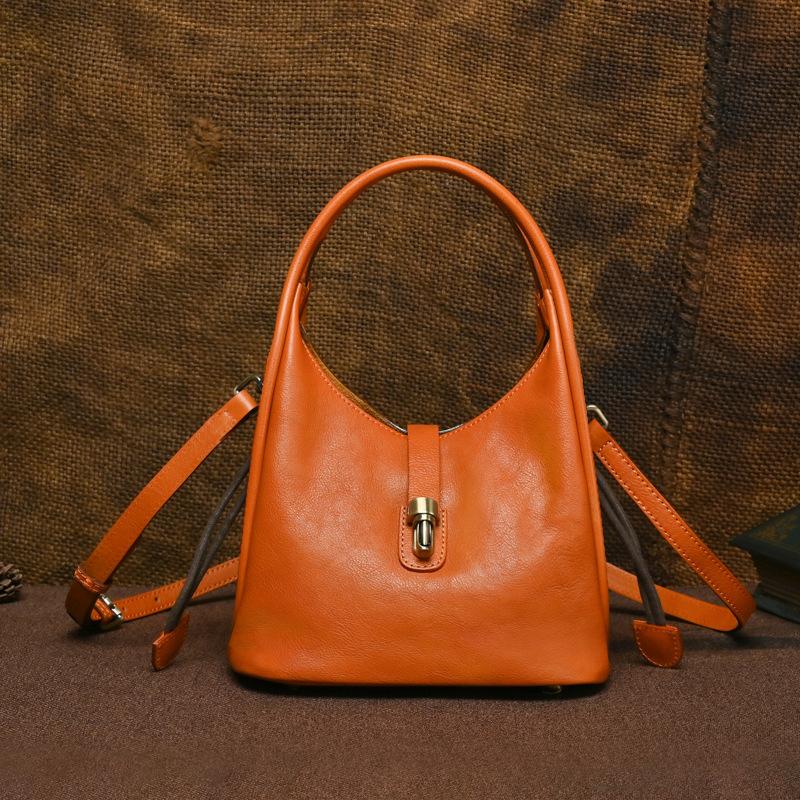Johnature Винтажная женская сумка из натуральной кожи, натуральная мягкая натуральная коровья однотонная сумка на плечо большой емкости