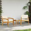 VidaXL 3-piece Bistro Set with Cushions - Solid Acacia Wood 4106466