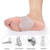 1 пара силиконовых супинаторов Нескользящая подошва Подкладка под свод стопы Унисекс Помощь при боли Уход за ногами Амортизирующая подушка