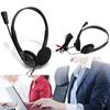 Usb-гарнитура с микрофоном, шумоподавлением, компьютерная гарнитура для ПК, легкие проводные наушники для ПК/ноутбука/mac/школы/детей