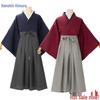 Rurouni Kenshin Himura Мужское красное кимоно для кендо Аниме Конвенция Костюм на Хэллоуин