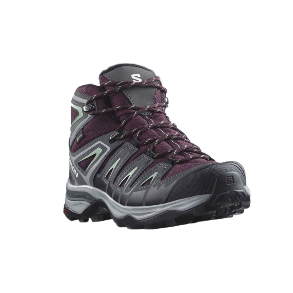 SALOMON X Ultra Pioneer Удобные Нескользящие Прочные Полувысокие Функциональные Ботинки для Активного Отдыха Женская Обувь Бордовый 471706