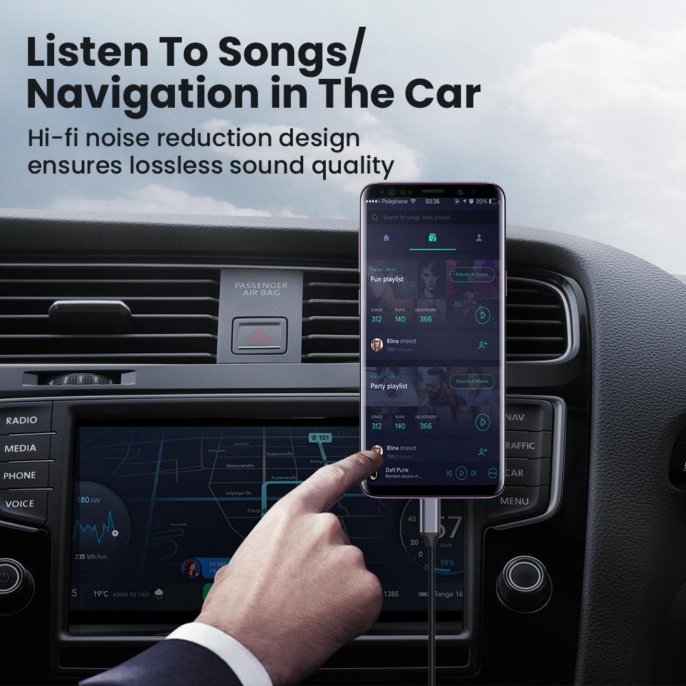 Дополнительный кабель GIMIRO с разъемом 3,5 мм для i, телефона, автомобильный динамик, адаптер для наушников для i, телефона 13 12 11 Pro XS XR X iOS 14, аудиоразветвитель выше