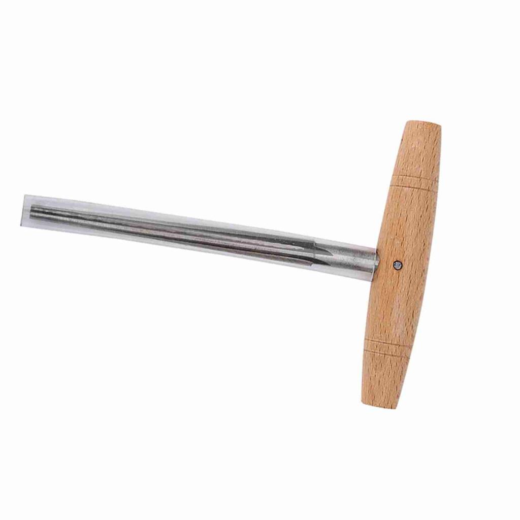 Прочная стальная развертка для отверстий под колки с деревянной ручкой, инструмент лютье для ремонта скрипки 3/4 4/4