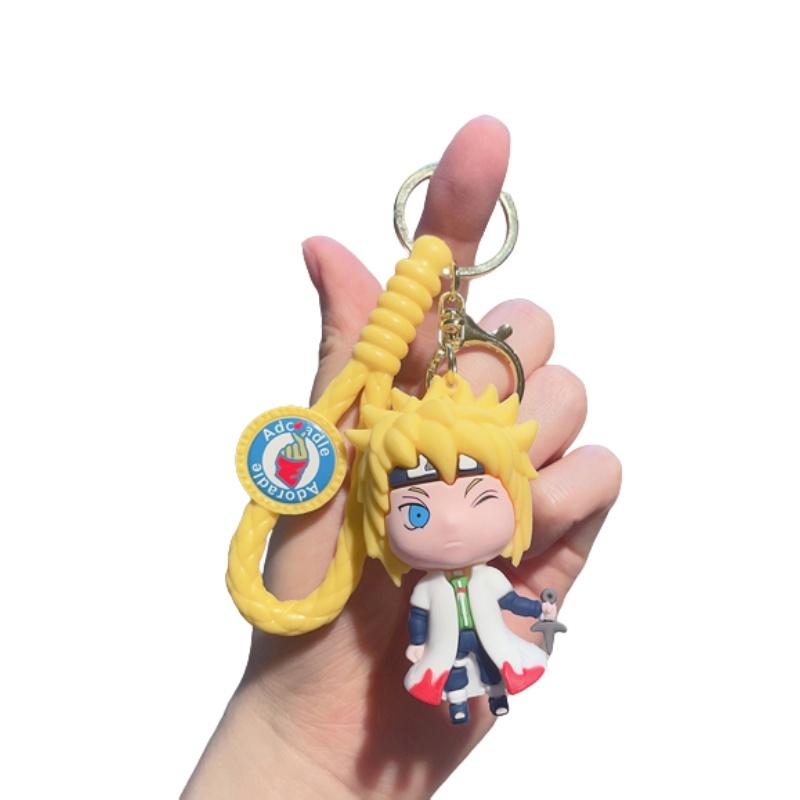 Индивидуальная упаковка Милый Наруто ПВХ Брелок Кукла Подвеска Брелок для ключей автомобиля Оптовая торговля