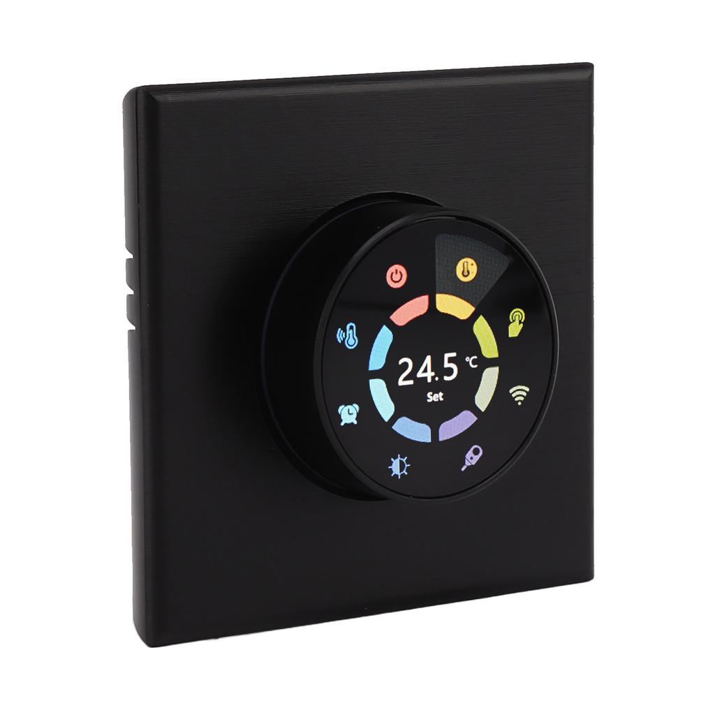 Smart Thermostat Black WiFi Thermostat APP Timer Knob Overheat Protection Voice Control AC95?240V