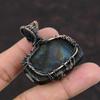 Tree Of Life Labradorite Pendant Copper Wire Wrapped Pendant Tree Of Life Gemstone Jewelry Copper Wire Jewelry Gift For Him Handmade Pendant