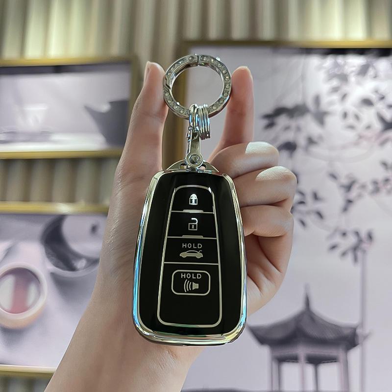 Чехол для ключа Toyota: Подходит для пуль от Highlander, Camry, Levin, C-HR, Avalon и RAV4