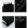 Cotton-padded Men's Winter New Youth Trend Neutral Stand Collar Casual Plus Cashmere Warm Couple Cotton-padded Jacket