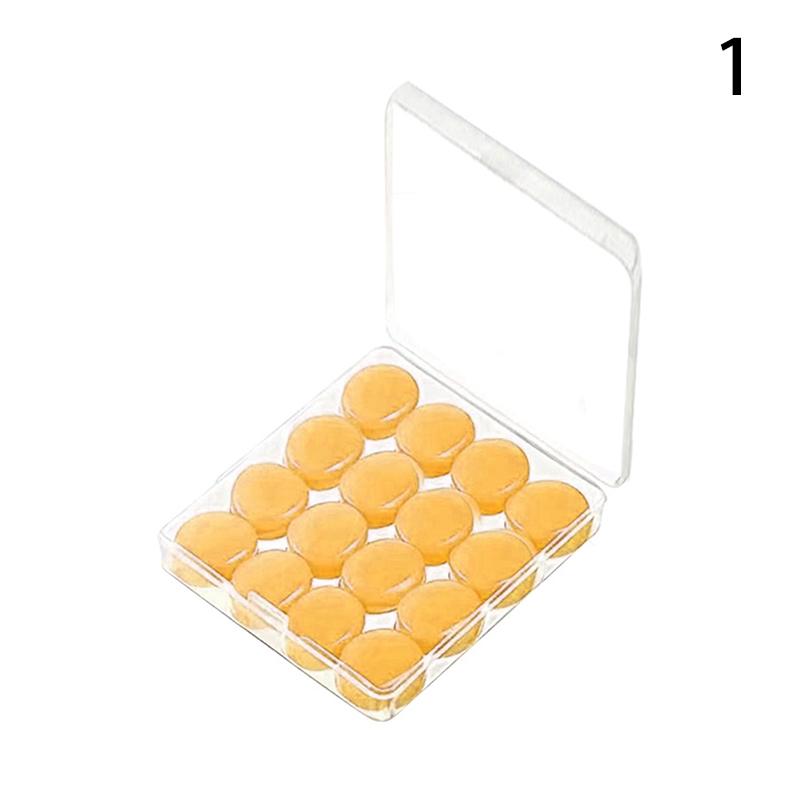 16 шт. силиконовые беруши многоразовые силиконовые восковые беруши плавание формованные беруши шумоподавление защита для сна