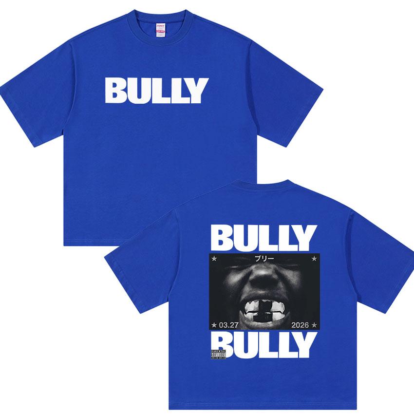 Rapper Kanye West Bully New Album 2026 Graphic T Shirt Unisexs Hip Hop Pop Music Short Sleeve Tshirt Retro Cotton Tees Streetwear