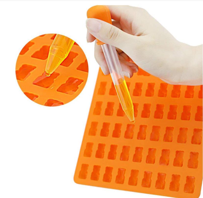 Формы для шоколада, силиконовые формы, 3D силиконовые формы для помадки, мармеладный мишка, конфетница, кухонный инструмент для декора торта, поднос для льда, формы для желе