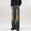 Мужские свободные джинсы y2k Vintage Casual Baggy Jeans Denim Pants Брюки Широкие брюки Джинсы для мужчин Streetwear