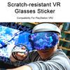 Наклейка для VR-очков Уникальный прозрачный узор Защитная от царапин Легко устанавливается Наклейка для очков VR-гарнитуры для PS VR2