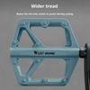WEST BIKING YP0802150 1 Pair Nylon Widened Pedals for Mountain Road Bike Anti Slip Bicycle Pedals with Reflector