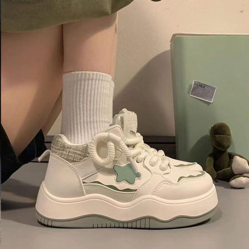Женские туфли на платформе, повседневные кроссовки
