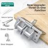 4-дюймовые самозакрывающиеся пружинные дверные петли Автоматически закрывающиеся петли для скрытых дверей Буферная петля Закрывающиеся пружинные петли