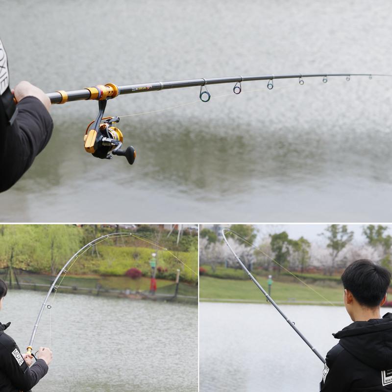 Удочка из сверхтвердого углеродного волокна 99%, телескопическая удочка, морская удочка, рыболовный инструмент, спиннинговые удочки