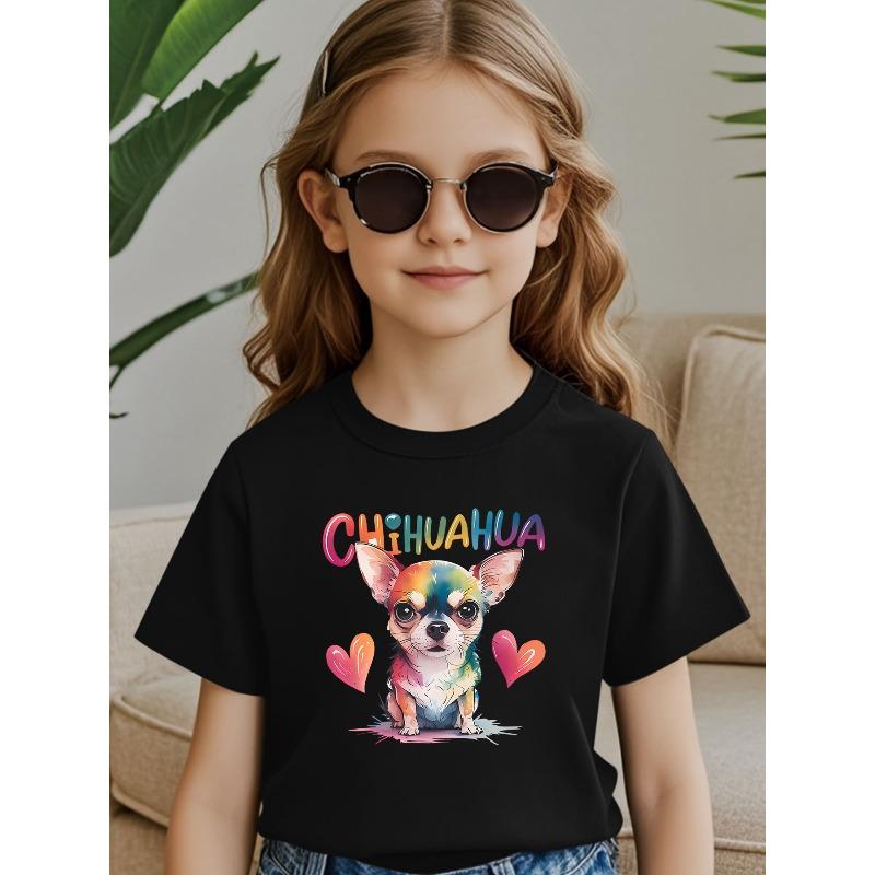 Cute Girl's Summer Short Sleeve Casual Breathable Fashion T-Shirt