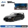 Игрушки Джада 1:32 Быстрые и Яростные Металлические Машинки, Mitsubishi Lancer TOYATO Super Nissan Skyline GTR Jetta RX-7 Коллекция Подарочные Игрушки для Детей