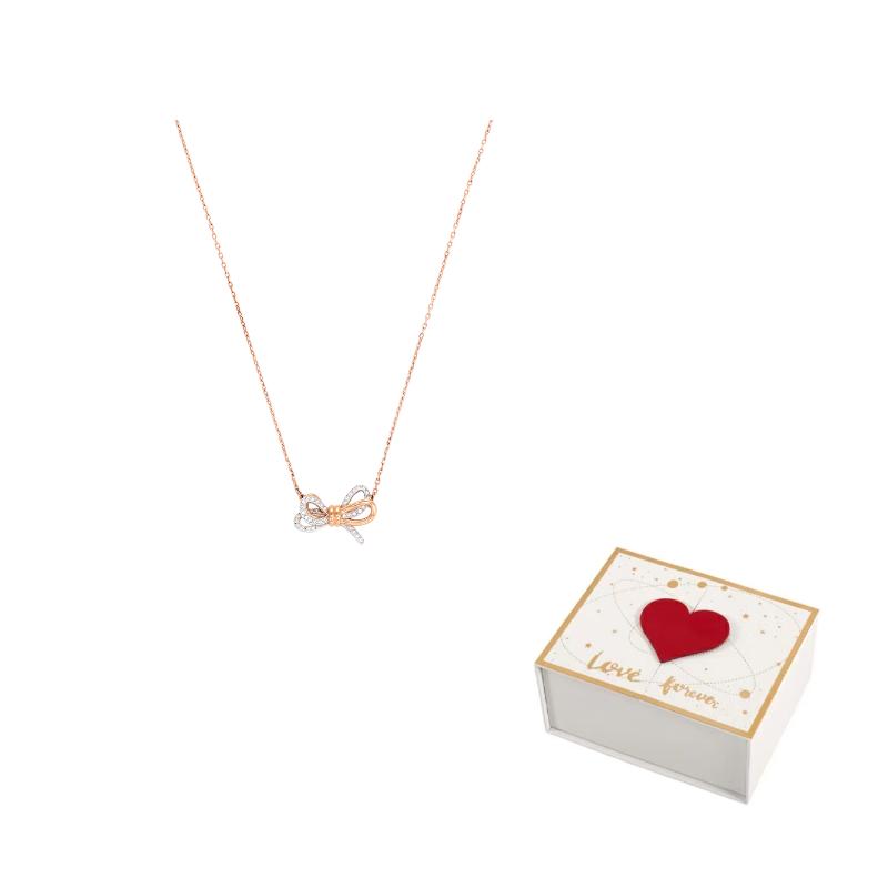 Swarovski Necklaces Womens Rose Gold tone Plated