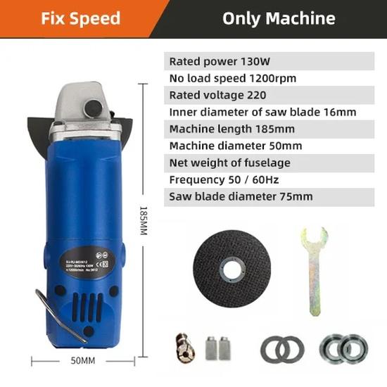 75mm 6 Speed Electric angle grinder Polishing machine Variable Speed grinding machine abrasive tools Mini grinder