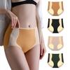 Women Underpants High Waist Tummy Control Seamless Compression But Lift Slimming Great Elasticity Color Matching Anti-septic Lady Briefs Panties