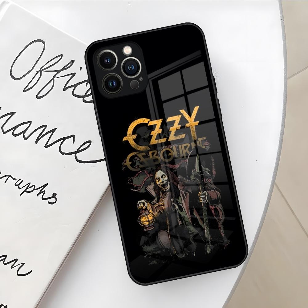 Чехол для телефона Rock Band O-Ozzy Osbourne для Iphone 16 15 14 12 11 13 Pro Max Mini X Xr Xs Se 8 Puls стеклянный Чехол