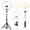 10 13 Inch Ring Light Dimmable Selfie Lamp Pptional Tripod Photographic Lighting Studio Video Lights For Live Make Up Youtube